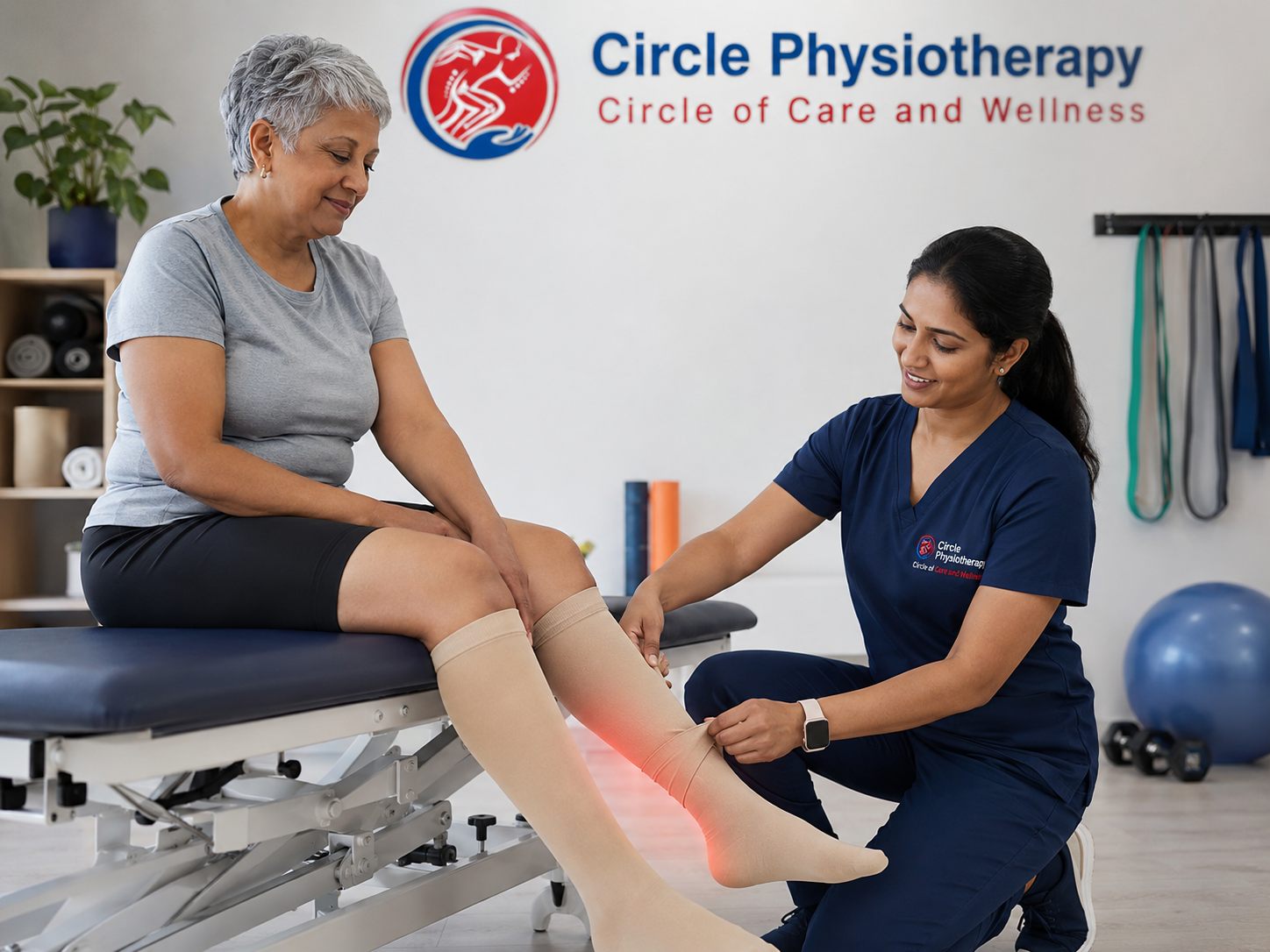 Medical Compression Stockings at Circle Physiotherapy Brampton